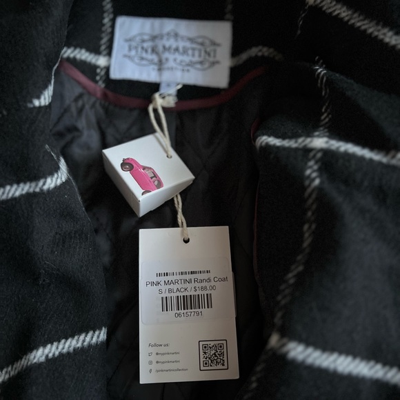 Pink martini | Randi Coat | Black | Size Small | brand new with tags - Picture 8 of 13